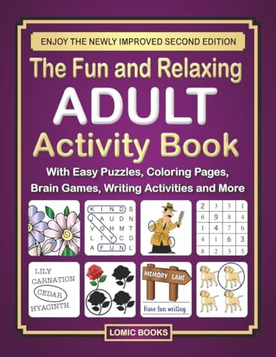 Amazon.com: The All-in-One Activity Book for Adults: Fun and